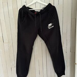 Nike black cotton sweatpants